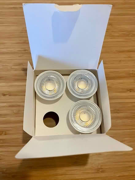 Photo of free Three down light bulbs (SK7 Hazel Grove) #1