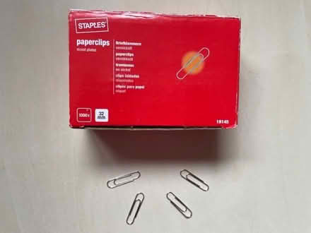 Photo of free Paper Clips (Mudeford BH23) #1