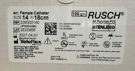 Photo of free Female intermittent catheters (Germantown, Maryland) #1