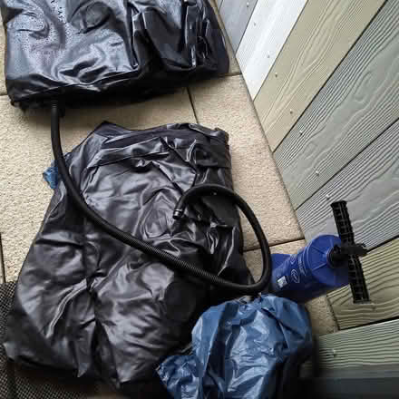 Photo of free Two blow-up beds and a hand pump (Romford RM7) #1