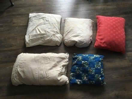 Photo of free Duck Feather Cushions/pet bedding (Mill Hill NW7) #1