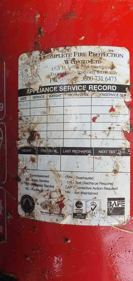 Photo of free Fire extinguisher (Bix RG9) #1