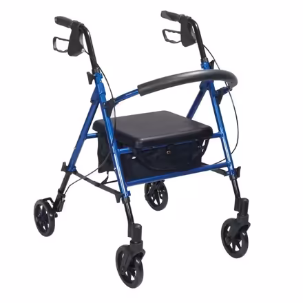 Photo of Four wheel walking frame with seat (PL4 Greenbank) #1