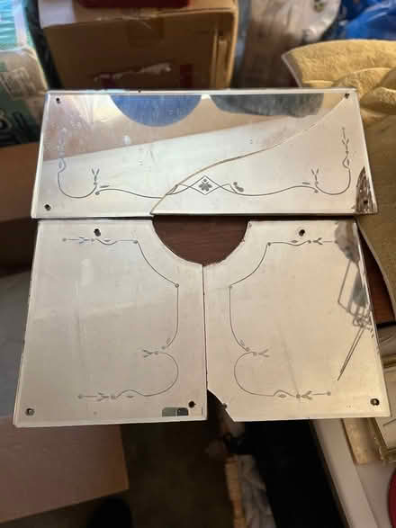 Photo of free Etched Mirror Pieces (By Santa Clara University) #1