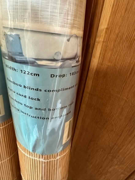 Photo of free 2 bamboo roller blinds (Shaldon) #2