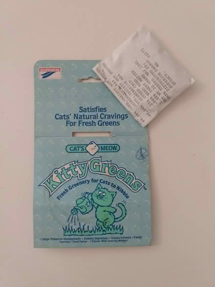Photo of free Kitty Greens Cat Grass Seeds (Chestnut Hill, Newton) #2