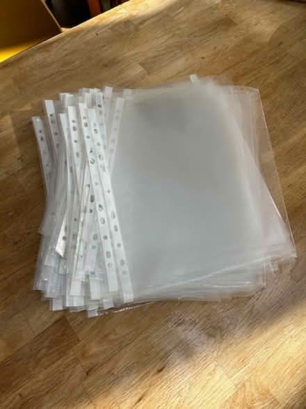 Photo of free 150 clear plastic files (St Pauls Ward GU15) #1