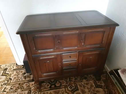 Photo of free Dark wood hi fi cabinet (Wombourne WV5) #1