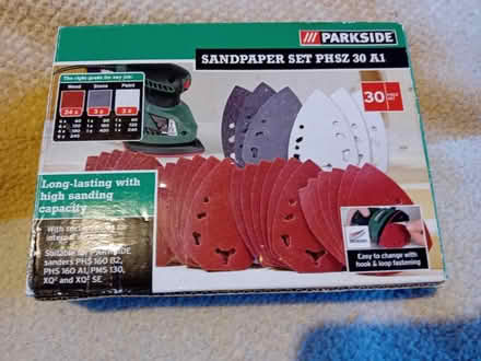 Photo of free Sand paper for Mouse sander (Aberdeen AB12) #1