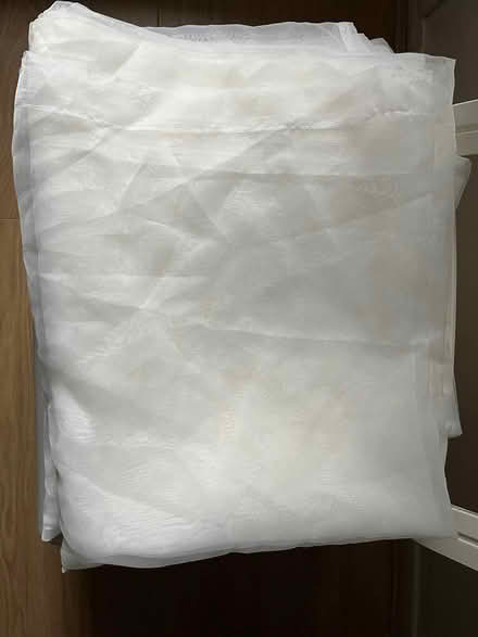 Photo of free White voile curtains (Earl’s Court SW5) #1