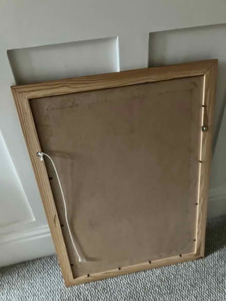 Photo of free Picture frame brown wood (Skipton BD23) #1