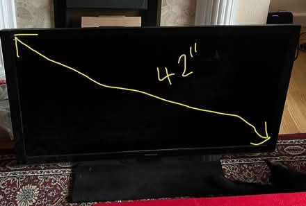 Photo of free 42” TV on stand (WN7) #3