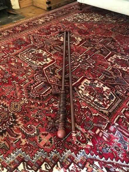 Photo of free Curtain Poles (Forest Wood LD8) #1