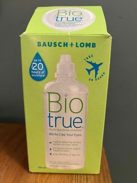 Photo of free New soft contact lens solution (seal intact) (Widcombe) #1