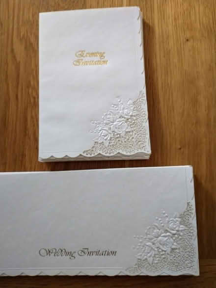 Photo of free Wedding invitations suitable for crafting or play (University Area RG6) #1