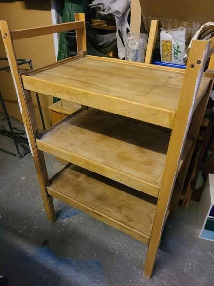 Photo of free Wooden shelf unit (Curbridge OX29) #1
