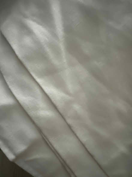 Photo of free 2 white big cotton linen curtains (W11) #2