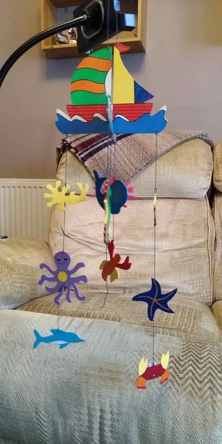 Photo of free Underwater themed baby's mobile (B30 edge of Stirchley) #1