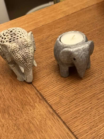 Photo of free Elephant ornament & candle holder (Turnford EN8) #1