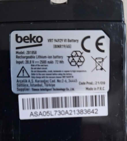Photo of free 36v lithium battery (Ormskirk L39) #1