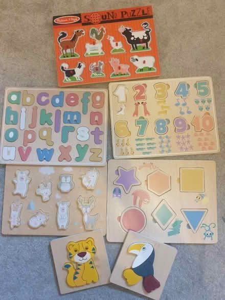 Photo of free Wooden puzzles for toddlers (Thamesmead SE28) #1