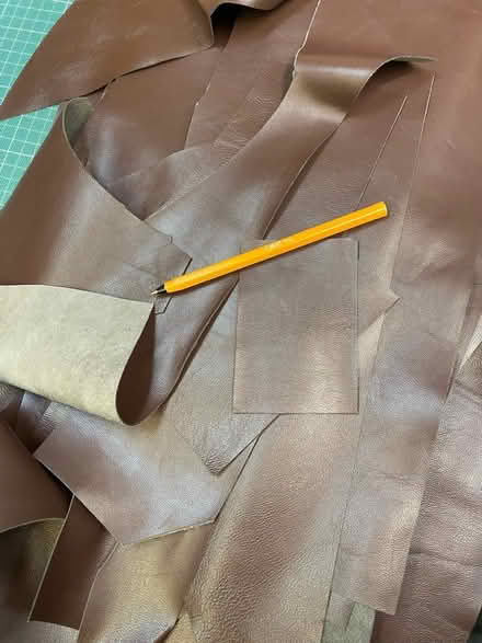 Photo of free Offcuts of soft brown leather (Peckham SE15) #1