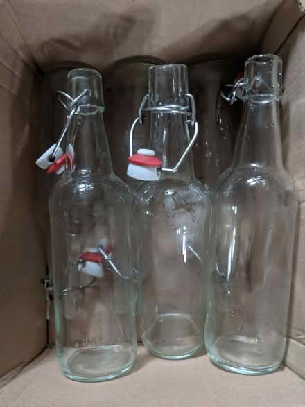 Photo of free 6 bottles with flip tops (Rowde SN10) #1