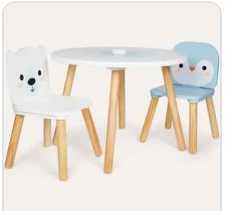 Photo of Table & chairs for toddlers (Durham DH1) #1
