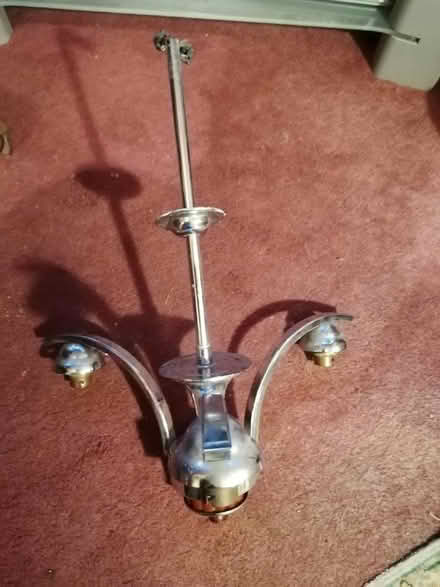 Photo of free 1960/70small candalabra - silver and backerlite (Starbeck HG1) #2