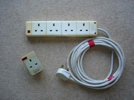Photo of free Four Way Mains extension lead (NR Farnham) #1