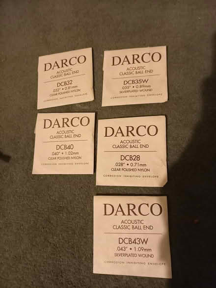 Photo of free Guitar strings (SM4) #1