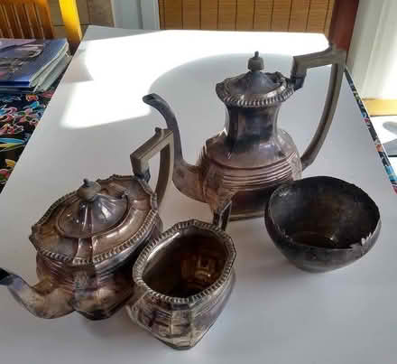 Photo of free Various silver plate items (Emerald Hills, near cross.) #1