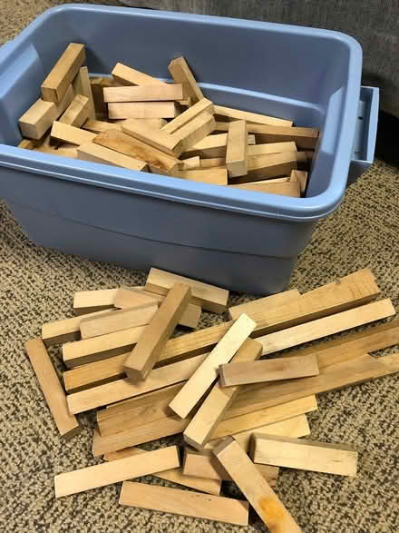 Photo of free Wooden Blocks (Westmont near Cass & Ogden) #1