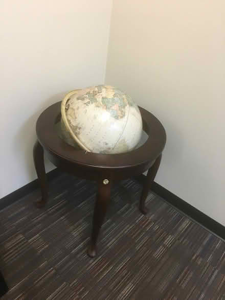 Photo of free Decor…floor standing large globe (Tukwila/Renton (by ikea)) #1