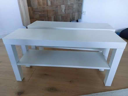 Photo of free 2 x white shelves (N4 close to Clissold Park) #1