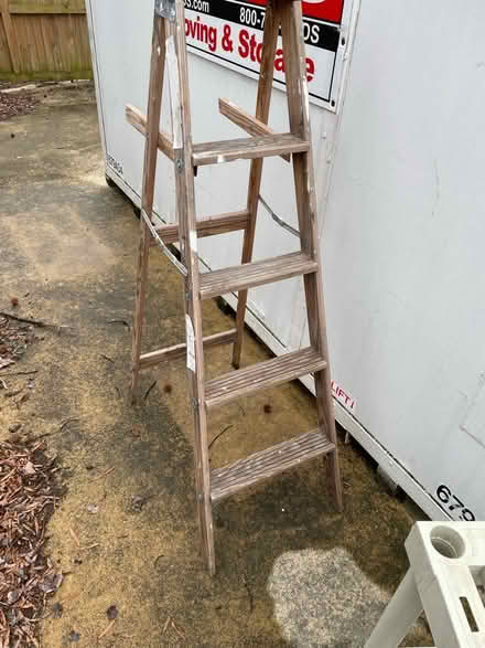 Photo of free Wooden Ladder (NE Washington DC) #1