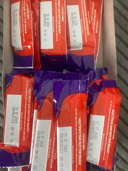 Photo of free 27 Cadburys Chomp (E13 Plaistow) #1