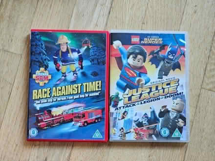 Photo of free Kid's DVDs: Fireman Sam and Lego Justice League (Strand East E15) #1