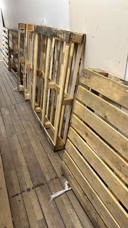 Photo of free 5 wooden pallets (Manchester M1) #1