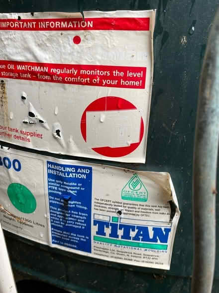 Photo of free Oil tank (liskeard PL14) #1