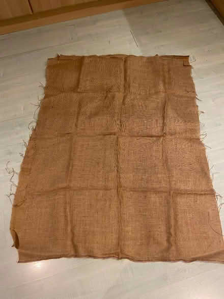 Photo of free Upholstery hessian material x2 large pieces (Wheatley HX2) #1