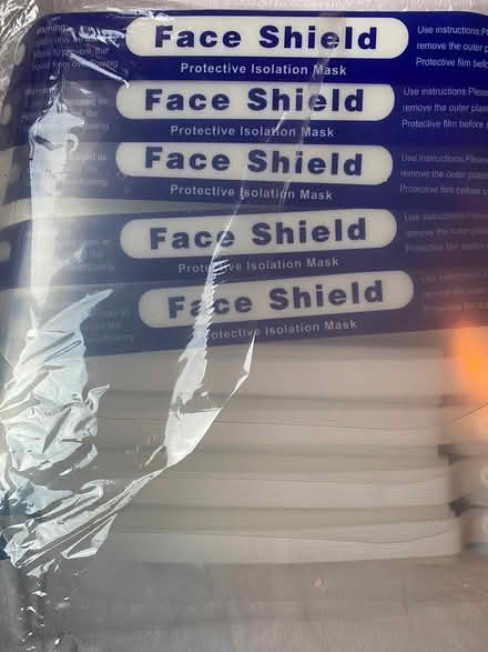 Photo of free 5 x face shields, unused (Archway, N19) #1