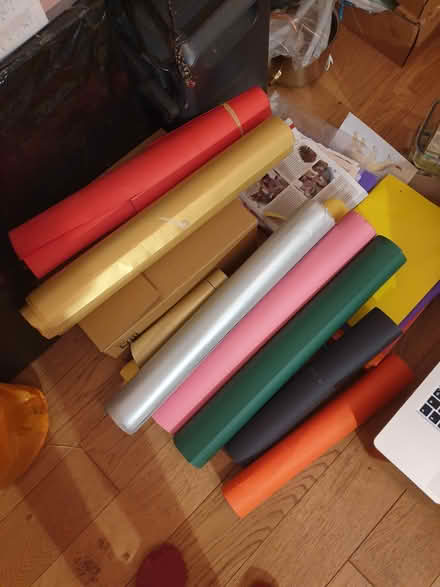 Photo of free Rolls of card in various colours (Peacehaven) #1