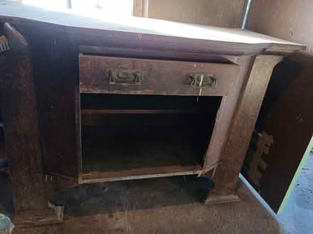 Photo of free Old wooden sideboard (AB25) #1