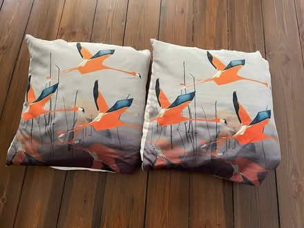 Photo of free 2 cushions with silk covers (N6) #1
