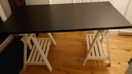 Photo of free IKEA Tabletop with trestles (Horndean PO8) #4