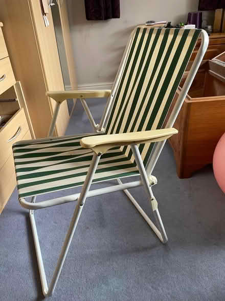 Photo of free Fold up garden chair (Charvil RG10) #2