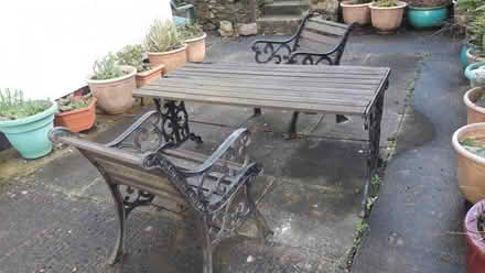 Photo of free Outside table and two chairs (Bull Bay LL68) #1