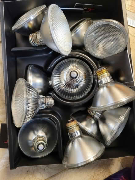 Photo of free 12 plusrite par30 flood light bulbs (60203) #1