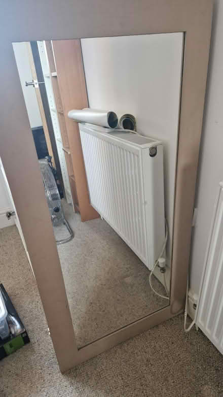 Photo of free Mirror in wooden frame (Merry Hill WD23) #1